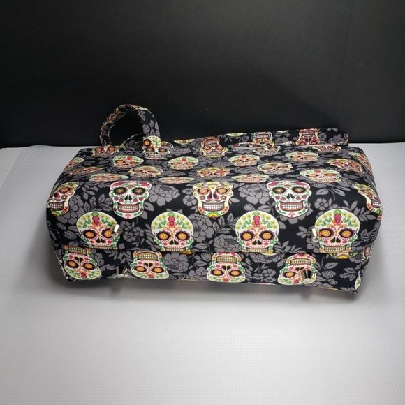 Handmade Sugar Skulls Handbag Tote - Picture 5 of 5
